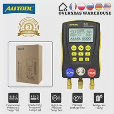 AUTOOL LM120 Холодильный Цифровой измеритель коллектора HVAC Вакуумный Тестер Давления Температуры Тестер утечки