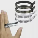 🛍 Кольцевая линейка, измеритель, инструмент для измерения размера кольца на палец, размер Великобритании, размер США, размер кольца r, аксессуар, вставка, инструменты для затяжки