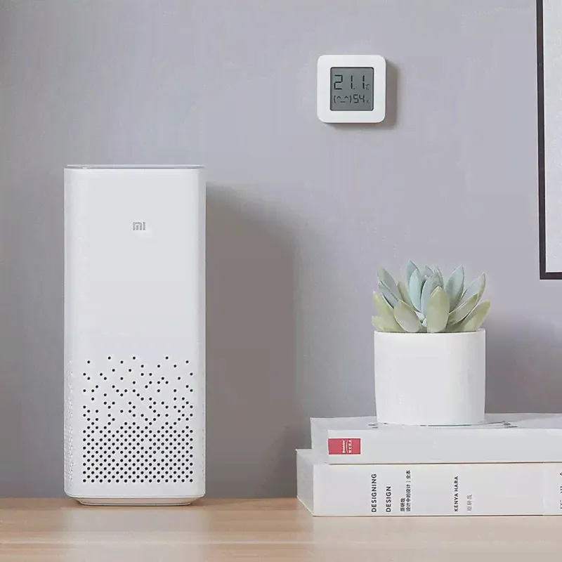 🛍 Цифровой Bluetooth-термометр Xiaomi Mijia, измеритель влажности с 2 ЖК-дисплеями, беспроводной смарт-датчик влажности и температуры с батареей-0