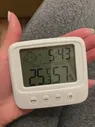 🛍 Цифровой измеритель температуры и влажности Amvolta с ЖК-дисплеем, подсветка, домашний электронный гигрометр, термометр, метеостанция, детская комната
