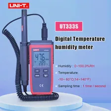 UNI-T UT333S Мини Измеритель температуры И влажности Бесконтактный Термометр Наружный Гигрометр Индикация перегрузки ЖК-Подсветка