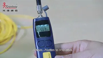 Operation of FHP 12A optical power meter