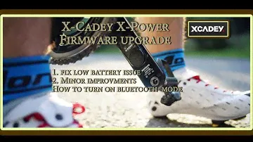 Обновление прошивки Xcadey Powermeter, активация Bluetooth