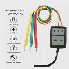 SP8030 3-Фазный Тестер Вращения Цифровой Индикатор фазы Детектор СВЕТОДИОДНЫЙ Зуммер Измеритель последовательности Фаз Тестер напряжения 60 В-600 В переменного тока