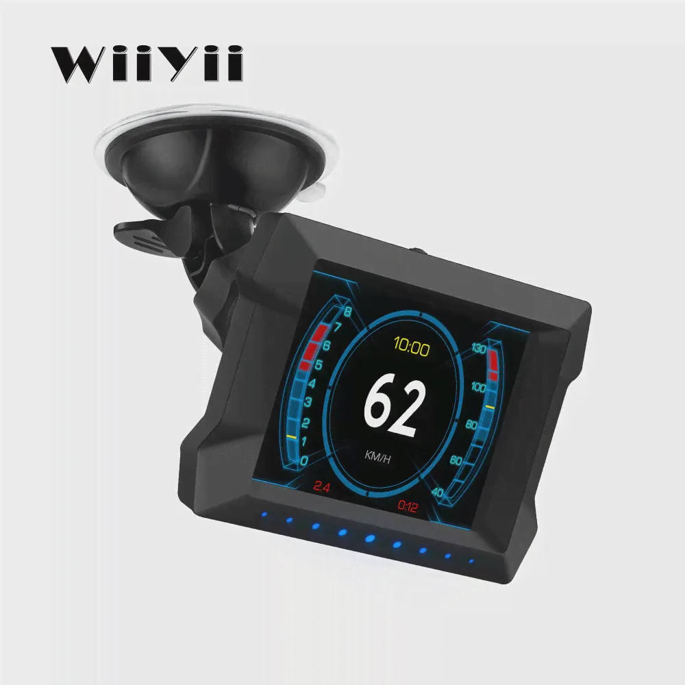 новейший автомобильный OBD2 GPS ЖК-измеритель диагностический инструмент HUD GPS Slopemeter P22 Автомобильный датчик obd2-0